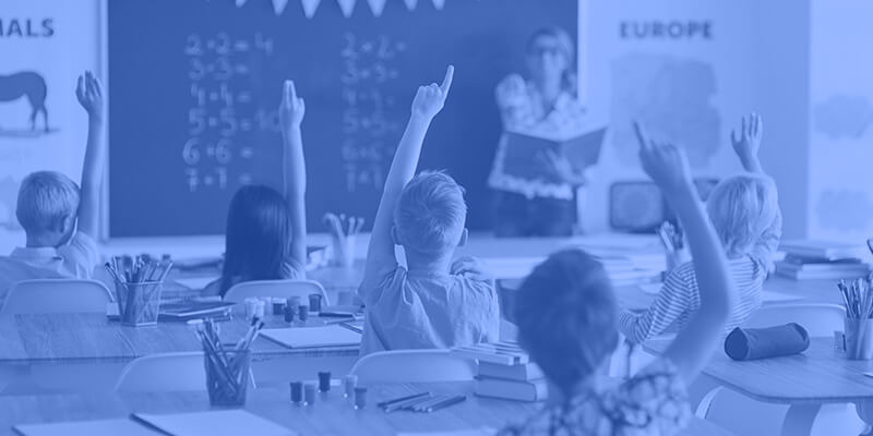 Children in a classroom