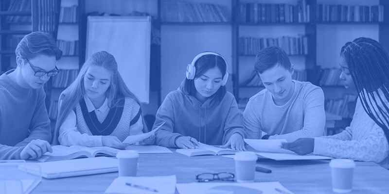 Teenagers in a classroom