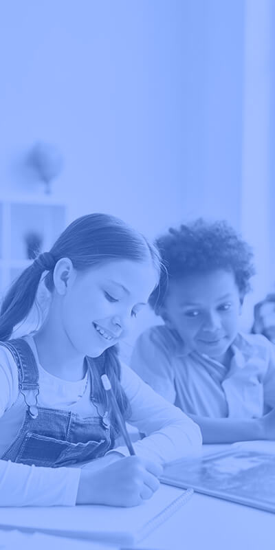 Children in a classroom