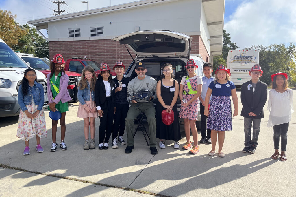 Group of children during Florida City Week