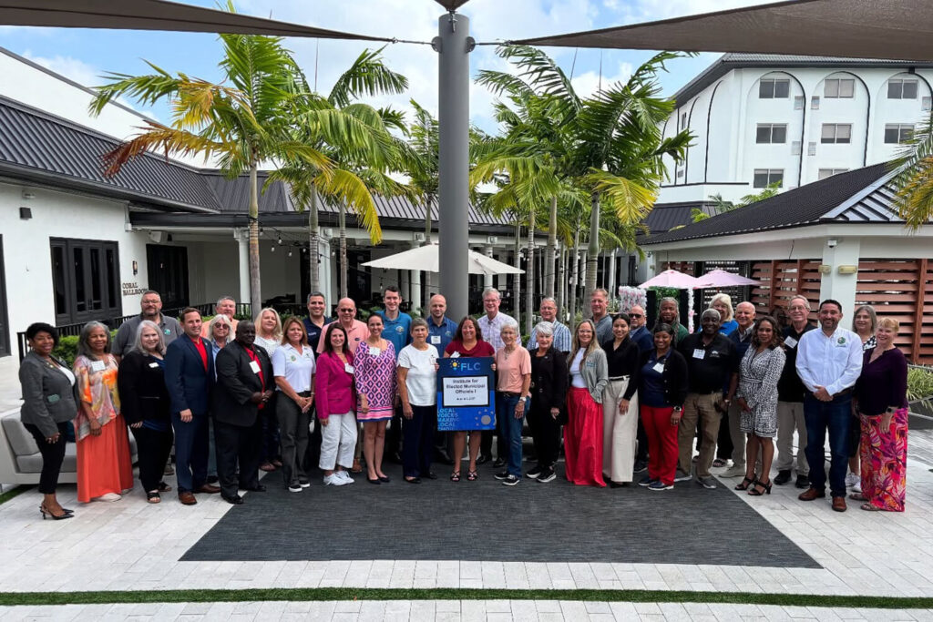 A group of individuals attending the Institutute for Elected Municipal Officials I